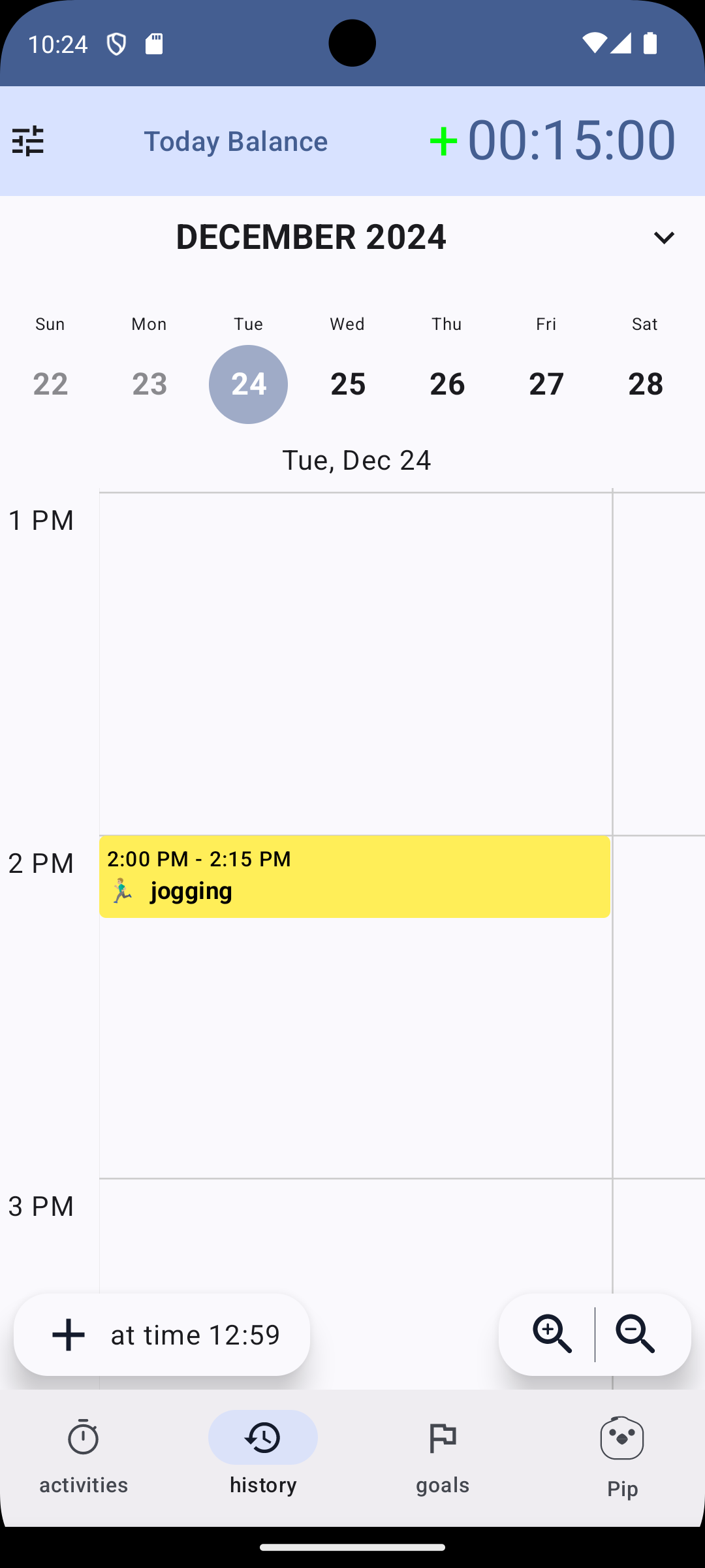 edit record in calendar